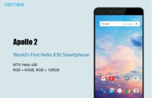 Vernee Apollo 2 вероятно ще е първи с чипсета Helio X30