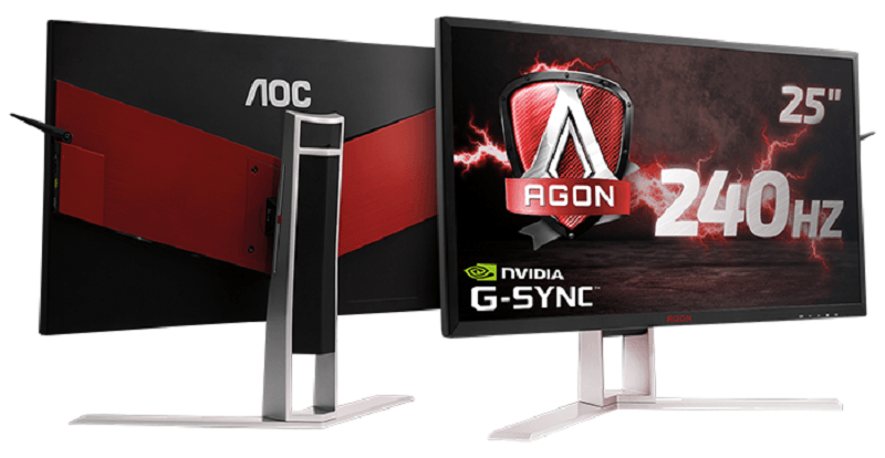 AOC показва супербързия геймърски монитор AGON G-SYNC 240 Hz