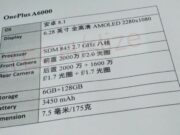 OnePlus 6 ще заложи на SD845, 6 GB RAM и двойна основна камера