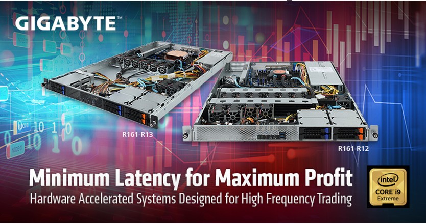 GIGABYTE пусна нови системи за финансов трейдинг с висока честота на операциите