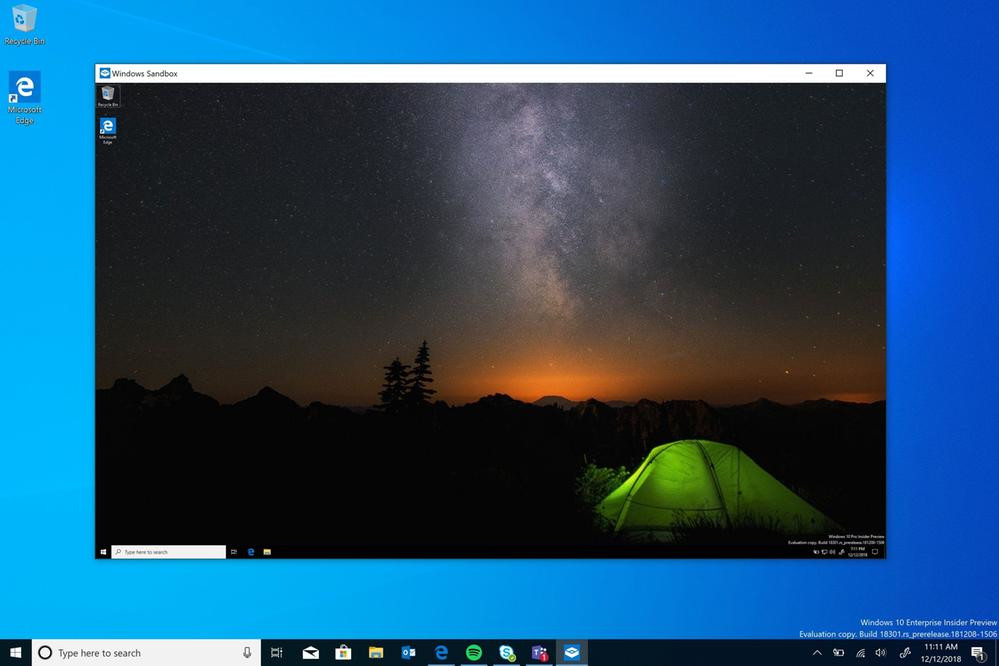 Microsoft Windows Sandbox ще изпълнява подозрителни приложения в изолация
