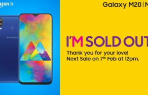 Galaxy M20 с голям интерес в Индия, вече е разпродаден