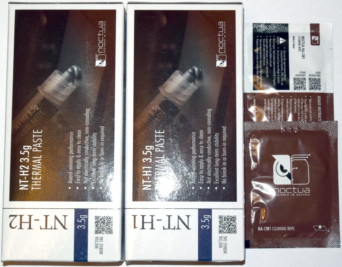 Новата термопаста Noctua NT-H2 и кърпички NA-SCW1