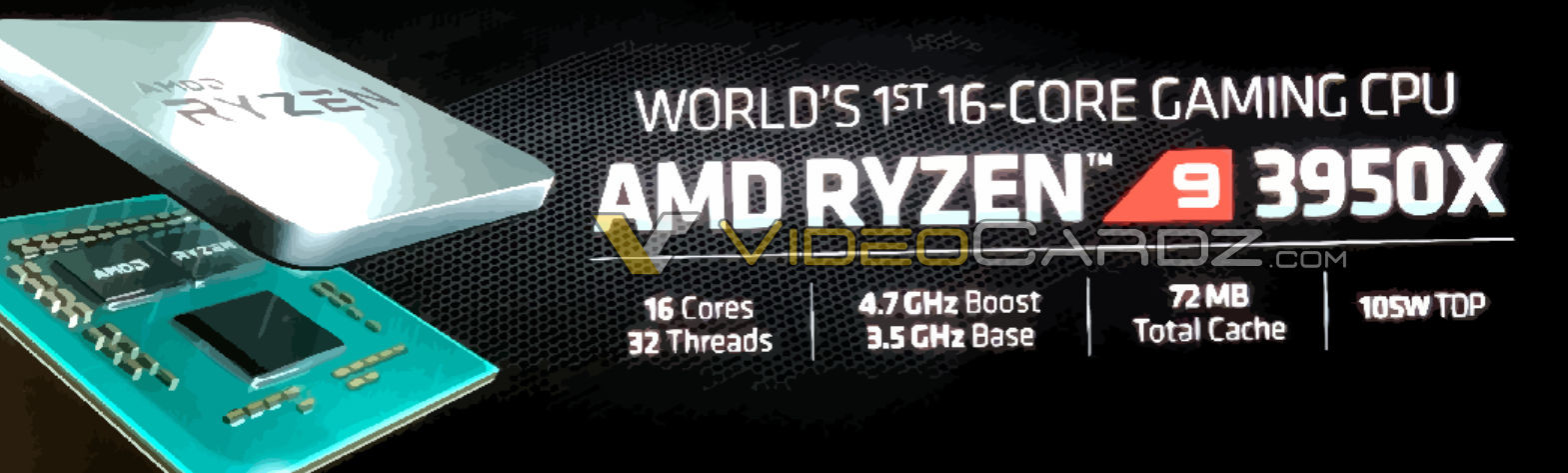 AMD е готова за E3 2019 с Ryzen 9 3950X