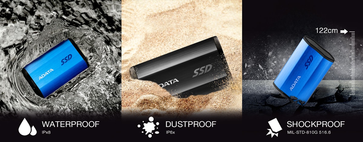 ADATA представи SE800 USB 3.2 Gen 2 външен SSD диск