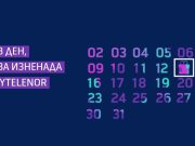 Теленор отбелязва Коледа с ежедневни изненади в приложението MyTelenor през декември