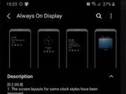 Samsung обнови „Always On Display“ до версия 5.2..05.8, много подобрения