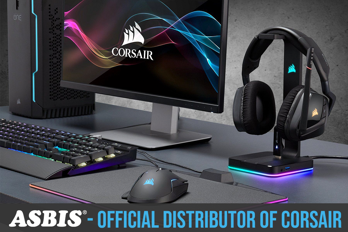 АСБИС България става официален дистрибутор на продуктите на CORSAIR