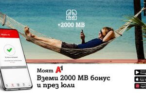 А1 стимулира онлайн плащанията през Моят А1 и през юли