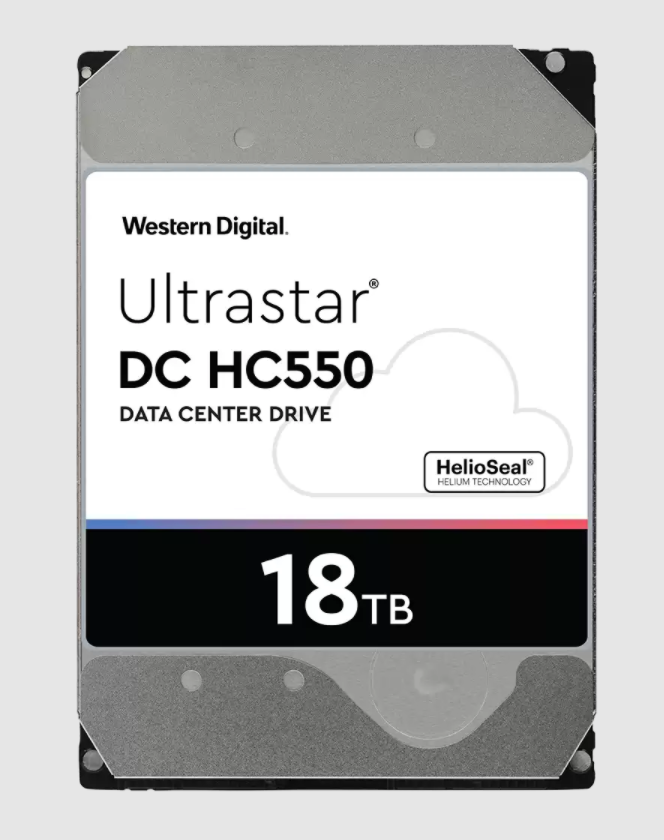 Представяне на Western Digital Ultrastar DC HC550 18TB HDD