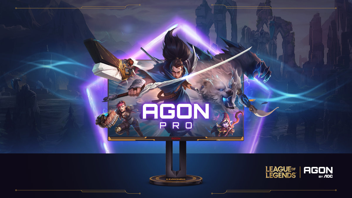 AGON by AOC разкрива първия в света официален League of Legends геймърски монитор: AGON PRO AG275QXL