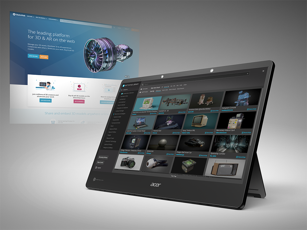 Acer разширява гамата стереоскопични 3D устройства с дисплеи от серията SpatialLabs View
