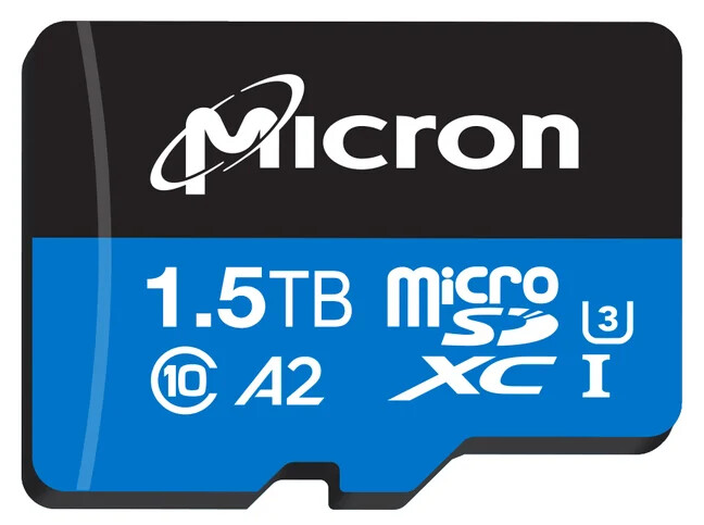 Micron пуска 1,5 TB microSD карта с петгодишен 24/7 ресурс