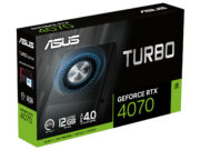 ASUS представя графичната карта GeForce RTX 4070 Turbo с радиален вентилатор