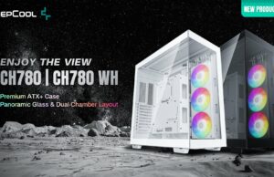 DeepCool представи три нови продукта: панорамната ATX+ кутия с двойна камера CH780 и AIO течните охлаждания LS520/720S ZERO DARK