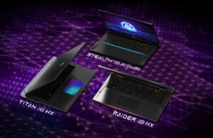 MSI показа плеяда от AI-готови лаптопи и първата си портативна гейм конзола на CES 2024