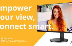 AOC представя 27-инчовите U27B3A и U27B3AF: Достъпни 4K монитори с IPS панели за подобрена продуктивност и забавление
