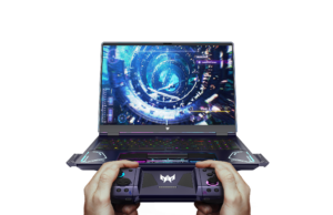 Project DualPlay: Иновативен гейминг лаптоп с отделящ се контролер за изживяване с двама играчи