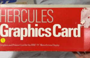 8-битовият графичен процесор Hercules, от ерата на IBM, оформи съвременната графика, която познаваме днес