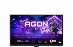 AGON by AOC: Геймърската технология OLED предефинира състезателната производителност и визуалното превъзходство