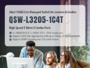 QNAP пуска QSW 3000 изцяло 10GbE Lite-Managed комутатор