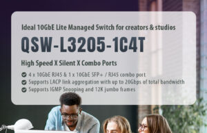 QNAP пуска QSW 3000 изцяло 10GbE Lite-Managed комутатор
