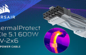 CORSAIR ThermalProtect: Ново поколение 12V-2×6 кабели с вградена защита от прегряване